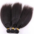 Brazilian Yaki Straight Human Hair Weave Bundles