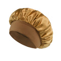 Wide-brimmed Satin Hair Bonnet for Sleeping