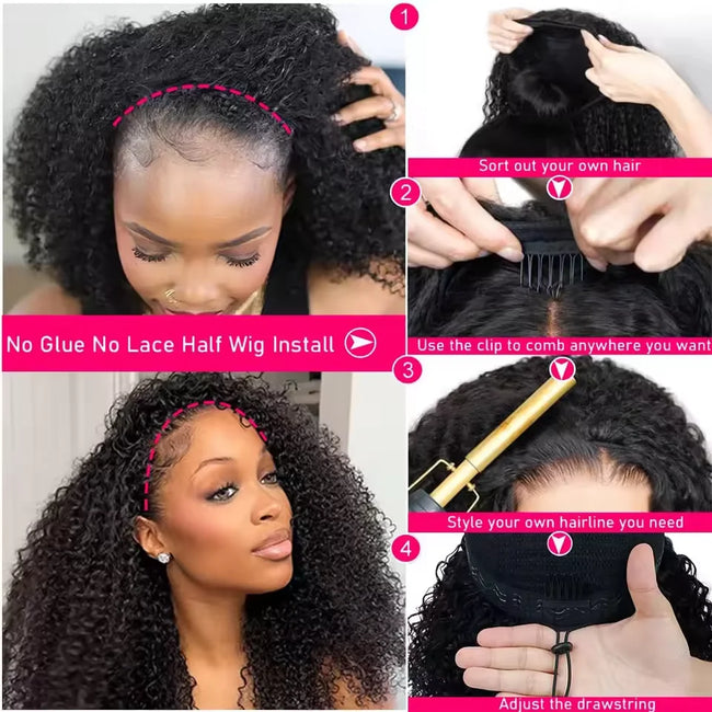 Burmese Curly Human Hair Wig