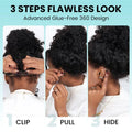 Deep Water Wave Human Hair Wig With Invisible Strap
