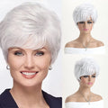 Short Natural Wig with Bangs