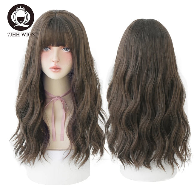 Deep Wave Wig With Bangs