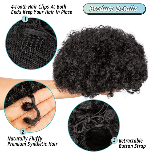 Afro Puff Drawstring Ponytail
