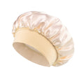 Wide-brimmed Satin Hair Bonnet for Sleeping