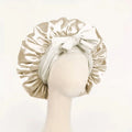Satin Bonnet With Adjustable Bonne For Sleeping