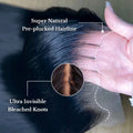 Pre-Styled Layered Ombre Brown Human Hair Wig