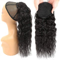 Curly Human Hair Drawstring Ponytail Extension