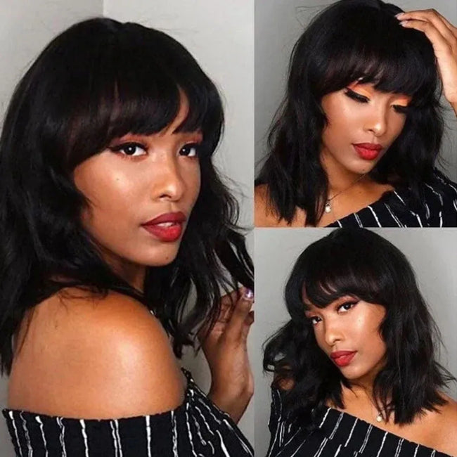 Short Bob Wig with Bangs