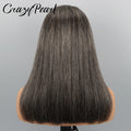 Salt and Pepper Human Hair Wig