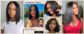 UNice Straight Human Hair Wig