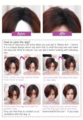 White Silver Gray Kanekalon Human Hairs