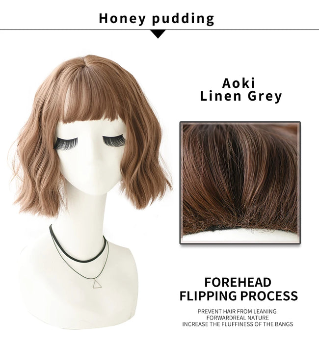 Deep Wave Wig With Bangs