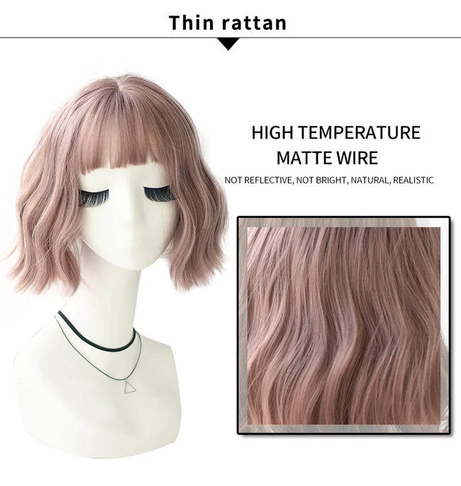 Deep Wave Wig With Bangs