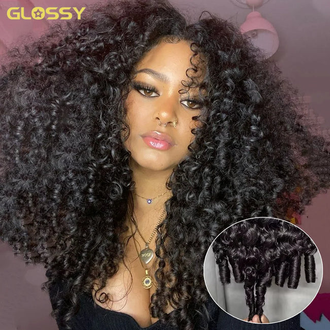 Burmese Curly Human Hair Wig