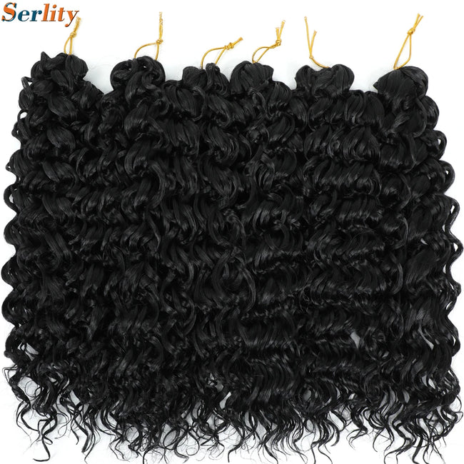 1-6 Packs GoGo Curl Crochet Hair