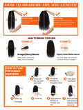 Pre-Styled Layered Ombre Brown Human Hair Wig