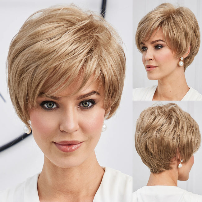 White Silver Gray Kanekalon Human Hairs