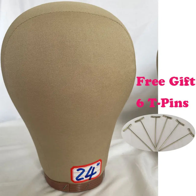 Cork Canvas Mannequin Head