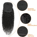 Curly Human Hair Drawstring Ponytail Extension