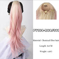 Short Ponytail Synthetic Curly Clip In Hair Extensions