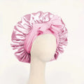 Satin Bonnet With Adjustable Bonne For Sleeping