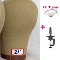 Cork Canvas Mannequin Head