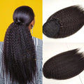 Curly Human Hair Drawstring Ponytail Extension
