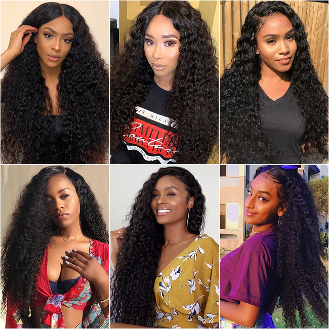 Peruvian Water Wave Bundle Human Hair Extensions