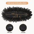 Synthetic Short African Curly Mohawk with Bangs Wig