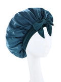 Silk Bonnet for Sleeping Women Satin Bonnet Hair Bonnet night sleep cap scarf wrap for curly hair With Tie Band for Curly Ha
