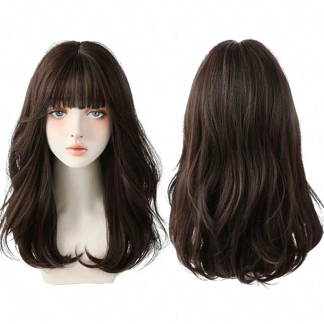 Deep Wave Wig With Bangs