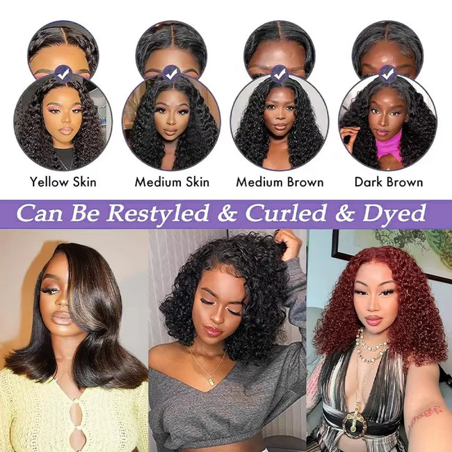 Short Bob Deep Wave Wig