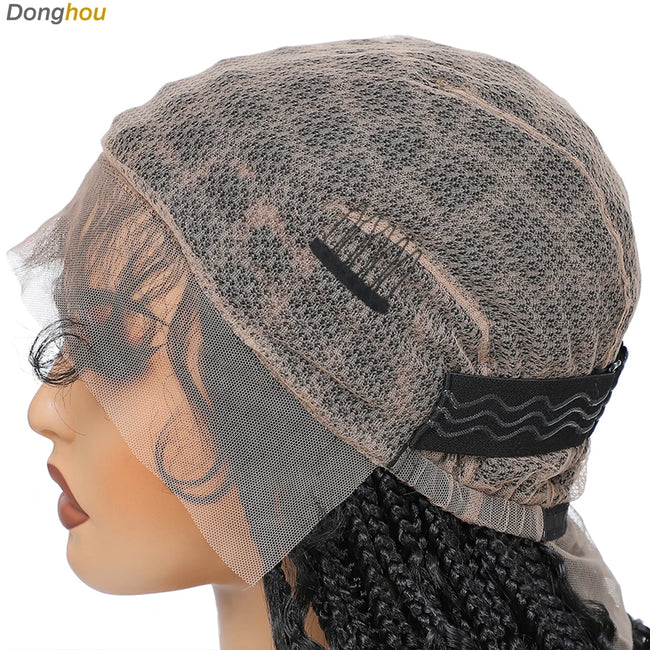 Box Braid Wig with Baby Hair Lace