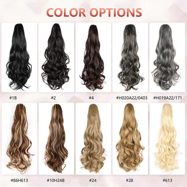 Synthetic Claw Ponytail Extensions