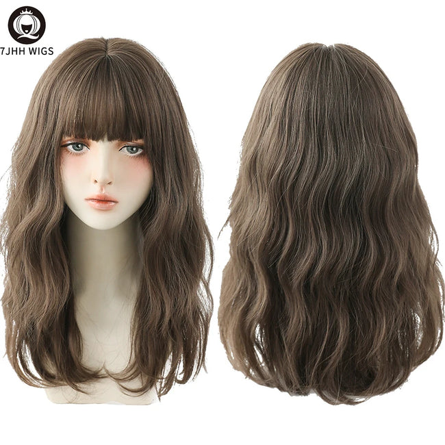 Deep Wave Wig With Bangs