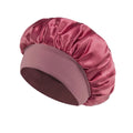 Wide-brimmed Satin Hair Bonnet for Sleeping