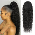 Curly Human Hair Drawstring Ponytail Extension