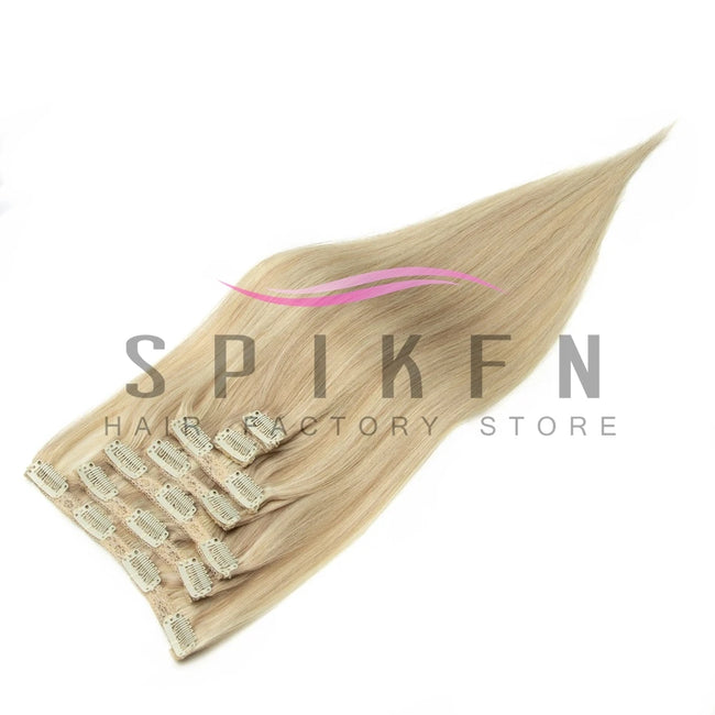 Burgundy Brazilian Remy Straight Hair Clip Hair Extensions