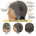 Burmese Hair Side Part Pixie Cut Straight Wig