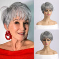 Short Natural Wig with Bangs