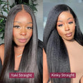 Kinky Straight Human Hair Wig
