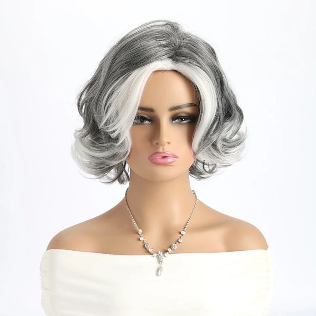Short Natural Wig with Bangs