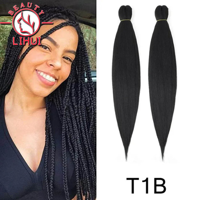 Ombre Pre Stretched Braiding Hair Bundles