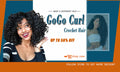 1-6 Packs GoGo Curl Crochet Hair