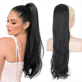 Short Ponytail Synthetic Curly Clip In Hair Extensions
