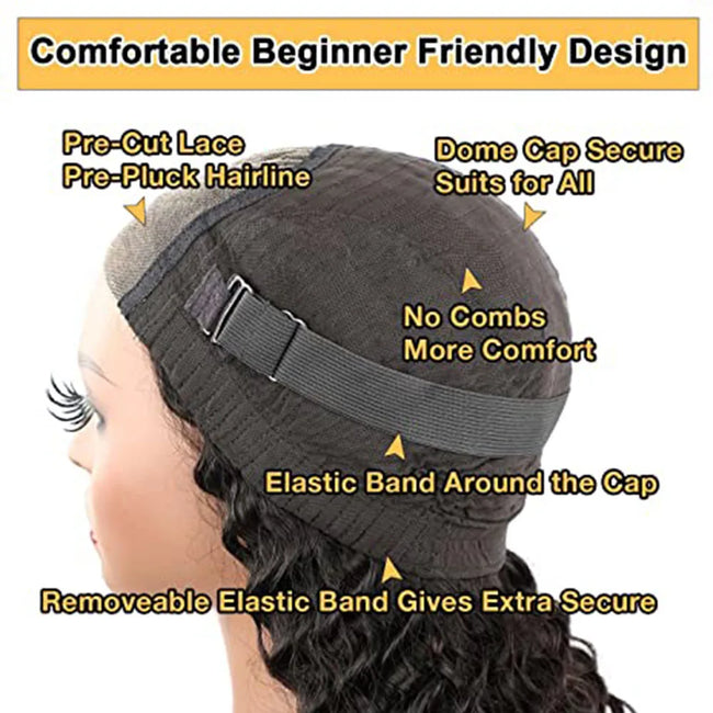 Deep Curly Human Hair Wig