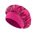 Wide-brimmed Satin Hair Bonnet for Sleeping