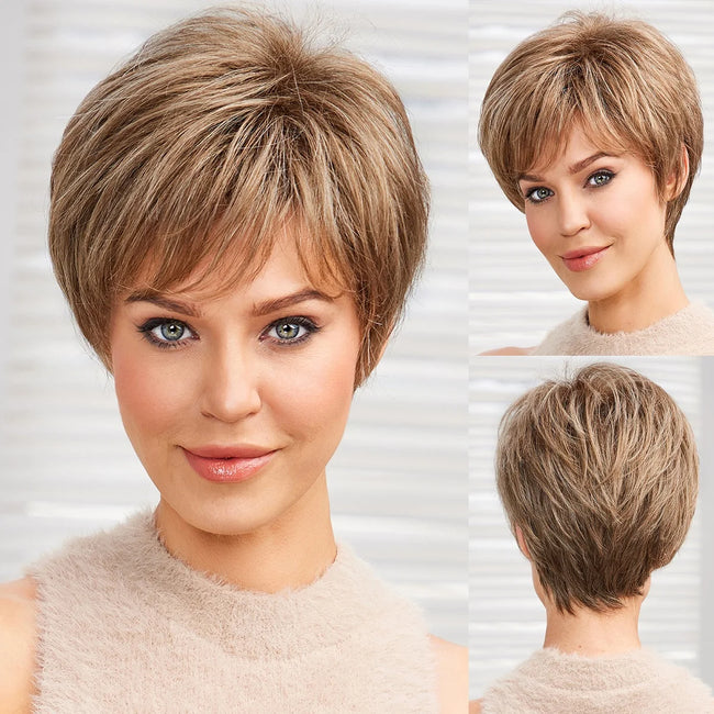 White Silver Gray Kanekalon Human Hairs