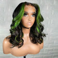 Ombre Silver Grey Synthetic Pre Plucked Wig