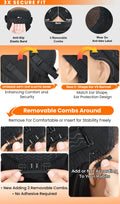 Pre-Styled Layered Ombre Brown Human Hair Wig